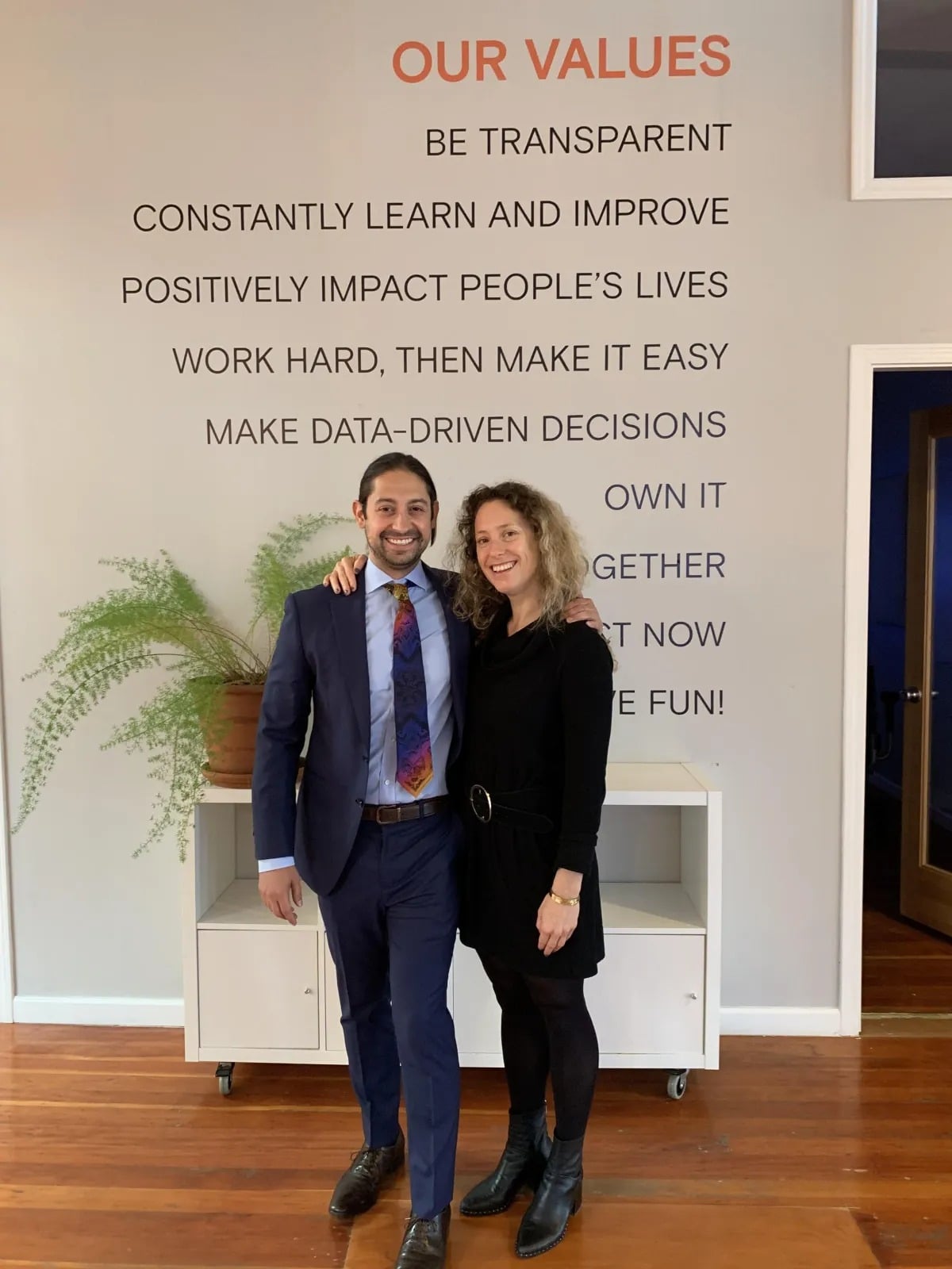 Na'ama Moran and Vincent Matranga