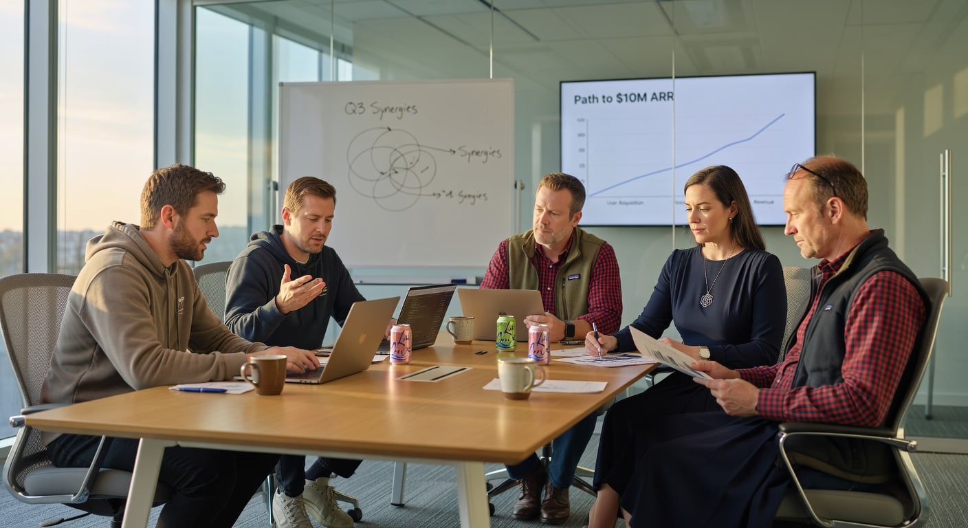 An operator at a whiteboard mapping a system to find the bottleneck